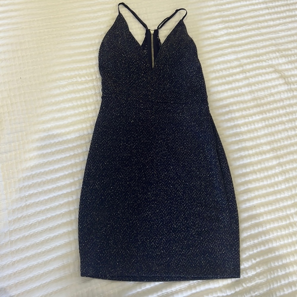 Windsor Medium Flower open back Straps Midnight